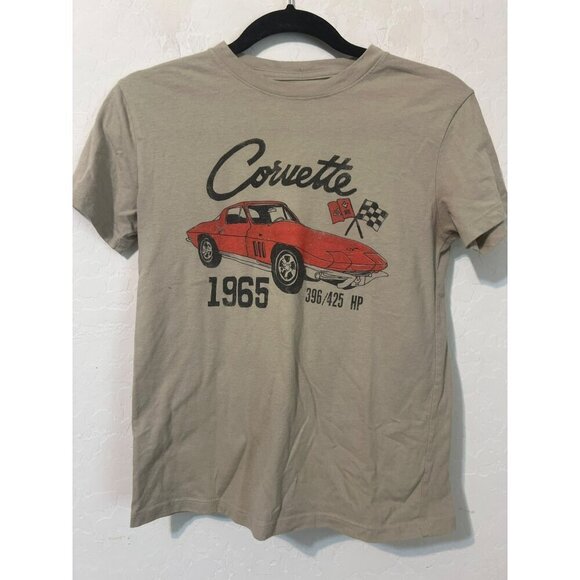 GM Licensed Boys 1965 Corvette T Shirt SS Sz Boys Small - Picture 2 of 4